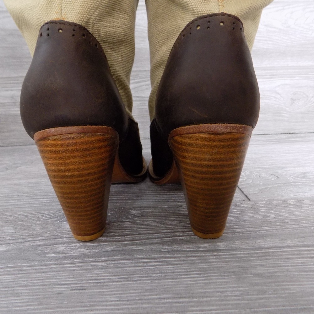 JShoes Corral Fab Leather Western Boots - Picture 5 of 8